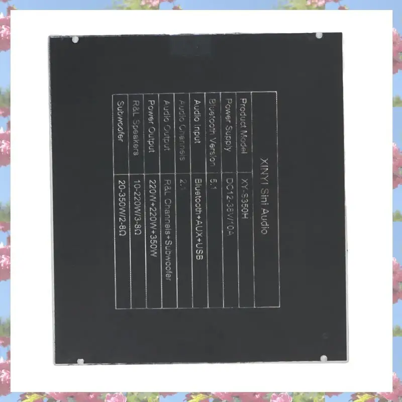 2X XY-S350H 2.1 Channel TPA3251 Bluetooth Power Amplifier Board High Bass Subwoofer 220Wx2+350W