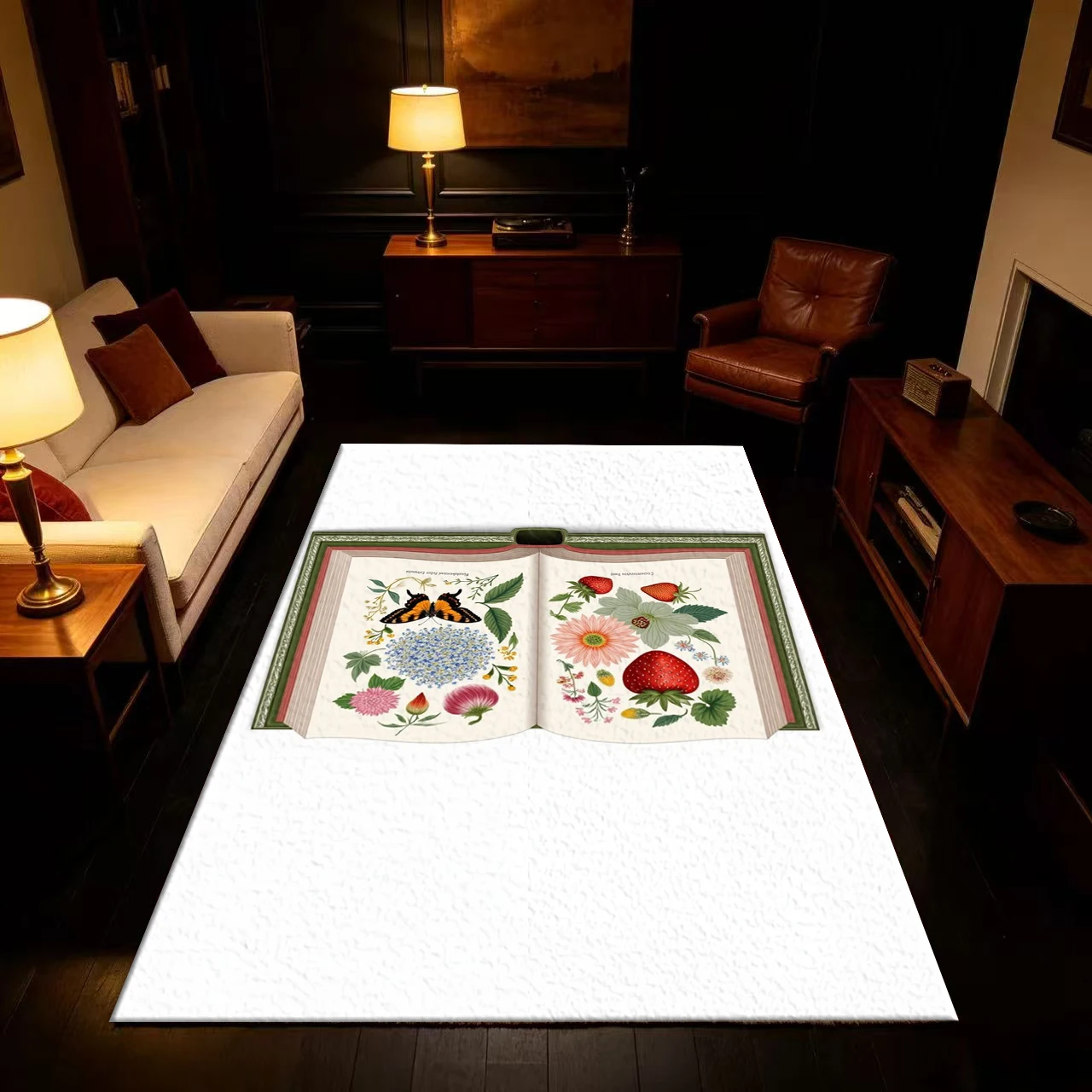 Dark Stone Texture Carpet Flooring Industrial Style Home Studio Decoration Large Area Carpet for Interior
