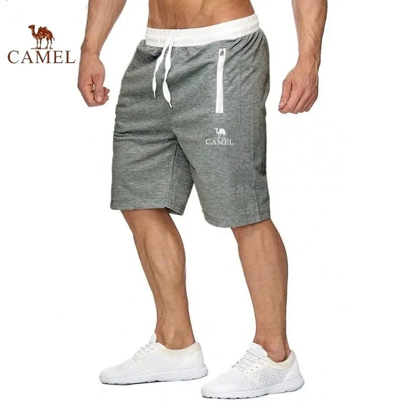 Novedad de verano, pantalones cortos informales de algodón puro para hombre, pantalones cortos de playa para deportes al aire libre, cómodos e transpirables, a la moda, de alta calidad