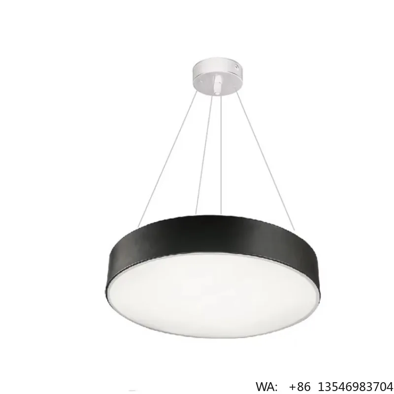 Ceiling Light Modern Indoor Hanging LED Round Office Gym Chandeliers With Multiple Installation Methods