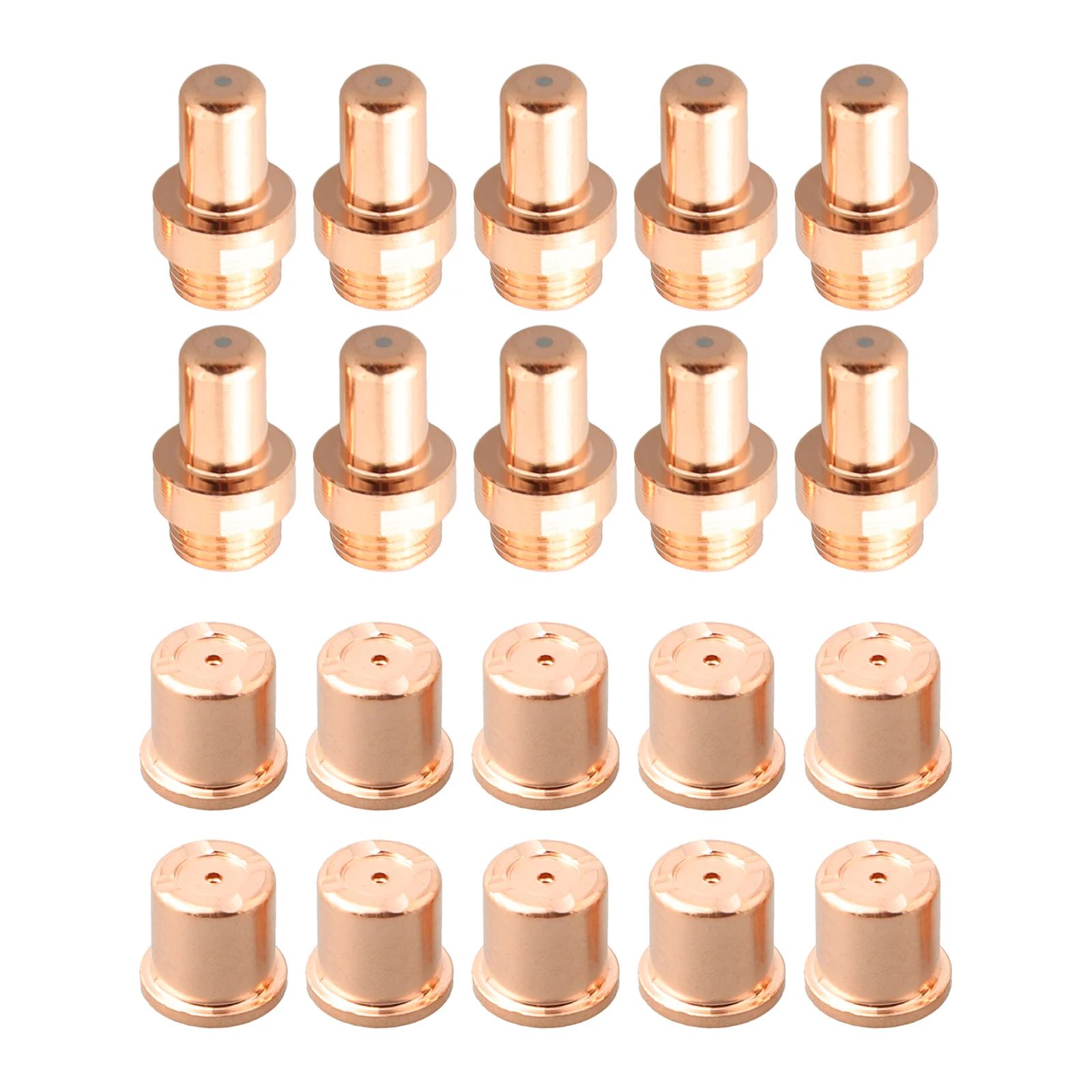 Set of 20 Electrodes and Nozzle Tips 1402 1396 for Use with For cebora CP70 Plasma Torch Compatible with CP 70 Plasma Cutter