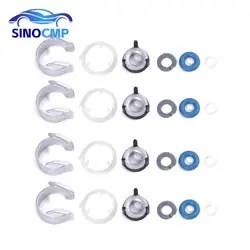 4pcs 06H998907A 06J998907B 06J998907D Fuel Injector O-ring Seals Repair Kits For AUDI A3 A4 A5 TT VW Jetta GLI GTI 1.8 2.0T