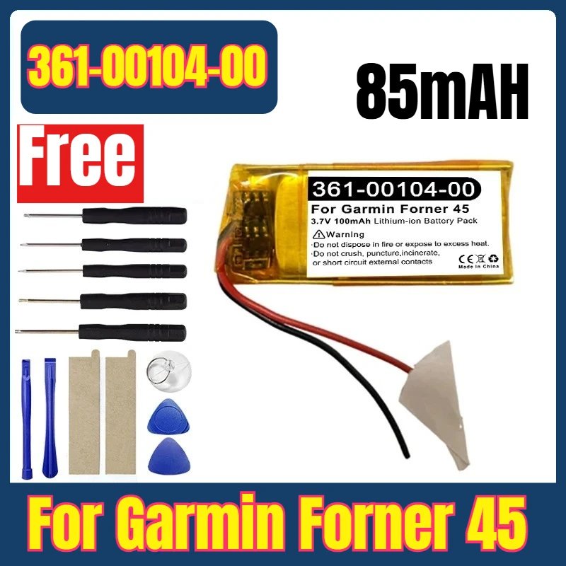 

361-00104-20 361-00104-00 3.87V 85mAH Watches Batteries for Garmin Forner 45+Free Tools