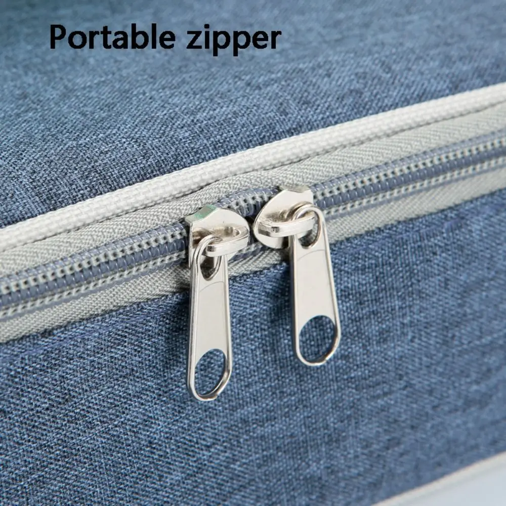Soft Square Lunch Box Meal Container Reusable Cooler Lunch Bag Portable Thermal Insulated Lunch Pail Travel - view 5