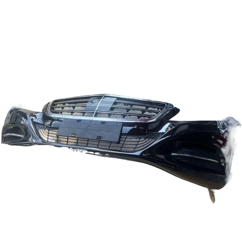 Wholesale Front Bumper Assembly for Mercedes W222 Plastic Carbon Black 1 Set S550 Front Bumper 2013 Used