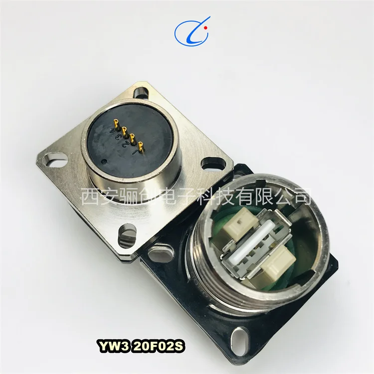 The Network Port Circular Connector Plug YW110E01-01 and YW120E01S1 Sockets Are Made of Stainless Steel