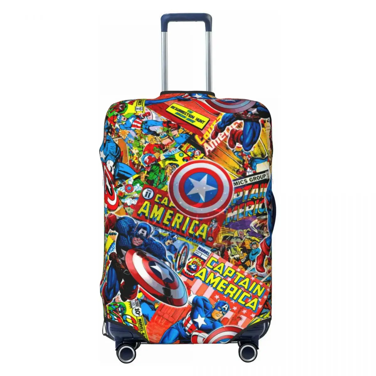 

Cartoon Superhero Spiderman Travel Luggage Cover Dust Proof Suitcase Cover Protector Fit 18-32 Inch