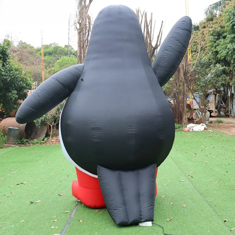 Pinguino gonfiabile pubblicità decorazione mascotte gigante decorazioni animali per interni ed esterni gonfiare il cortile