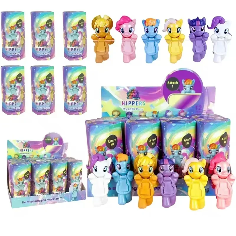 

12pcs Hot My Little Pony Mini Figure Sonny Angel Hippers Action Figure My Little Pony Anime Figurine Cartoon Creative Model Doll