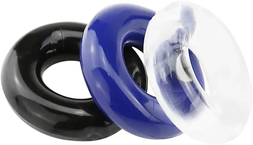 10 Pcs Male Penis Ring Waterproof Silicone Cockrings Cock Ring Delay Head Glans Ring