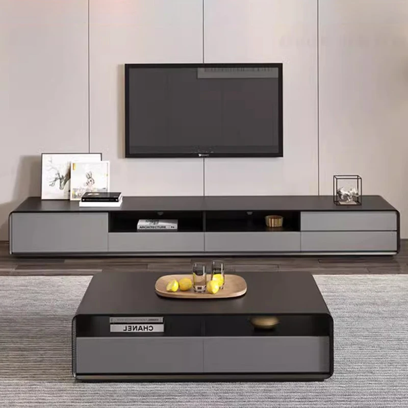 Modern Minimalist Tv Stand Premium Luxury Drawers Storage Tv Stand Aesthetic Design Mueble De Sala Modernos Home Furniture