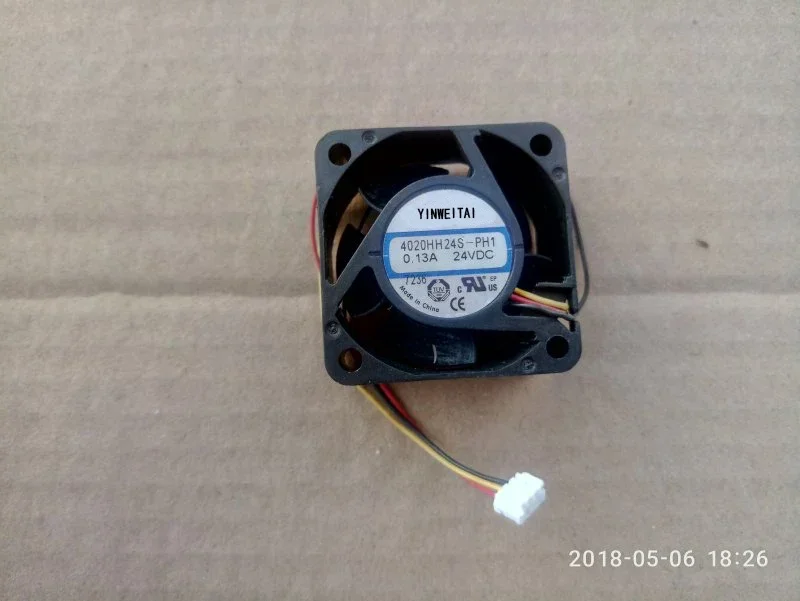 

Original fan for HP LaserJet Managed Flow MFP E82550 4020hh24s-ph1 DC24V 0.13A 4cm 40x40x20mm cooling fan