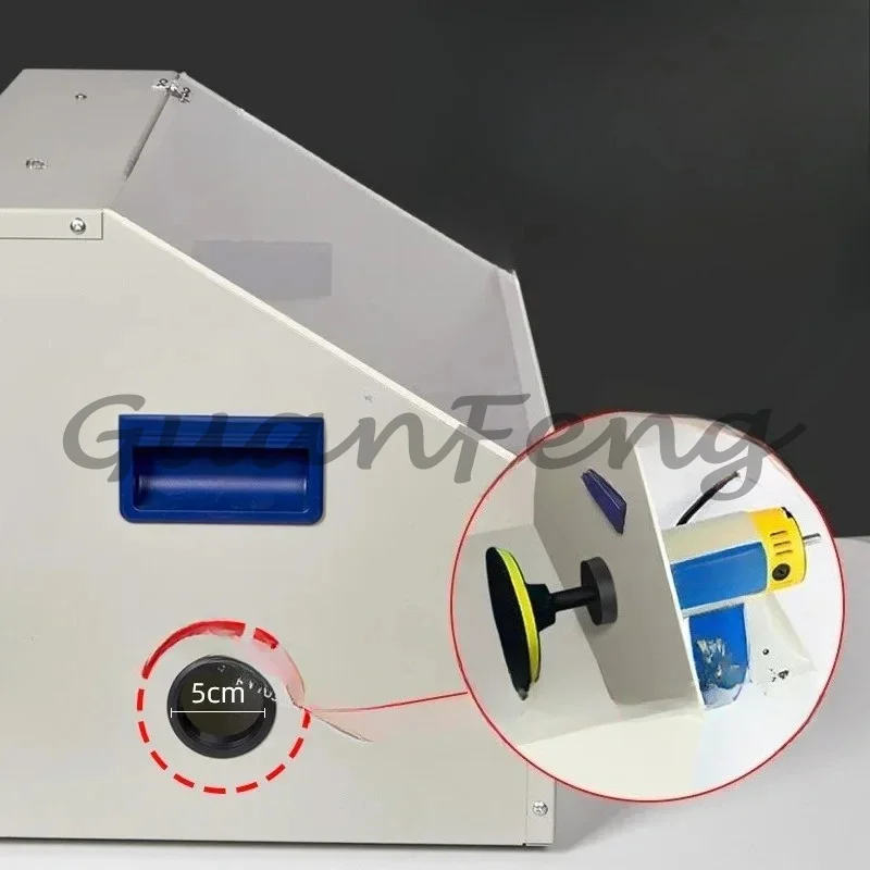 Integrated transparent grinding dust collector metal engraving vacuum dust removal box