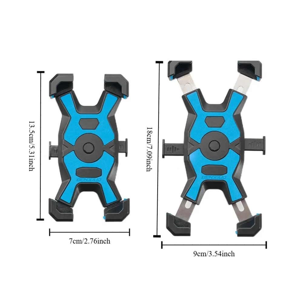 Adjustable Bicycle Cell Phone Bracket Shockproof Innovative Cycling Mobile Phone Holder Universal Non-slip