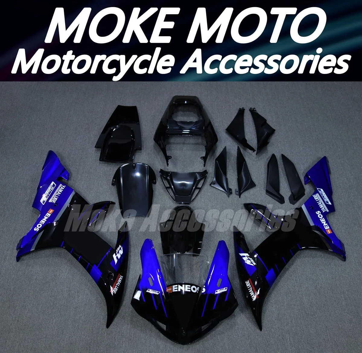 

Moke moto Motorcycle Fairings Kit Fit For Yzf R1 2002-2003 Bodywork Set High Quality ABS Injection New Black Blue Green