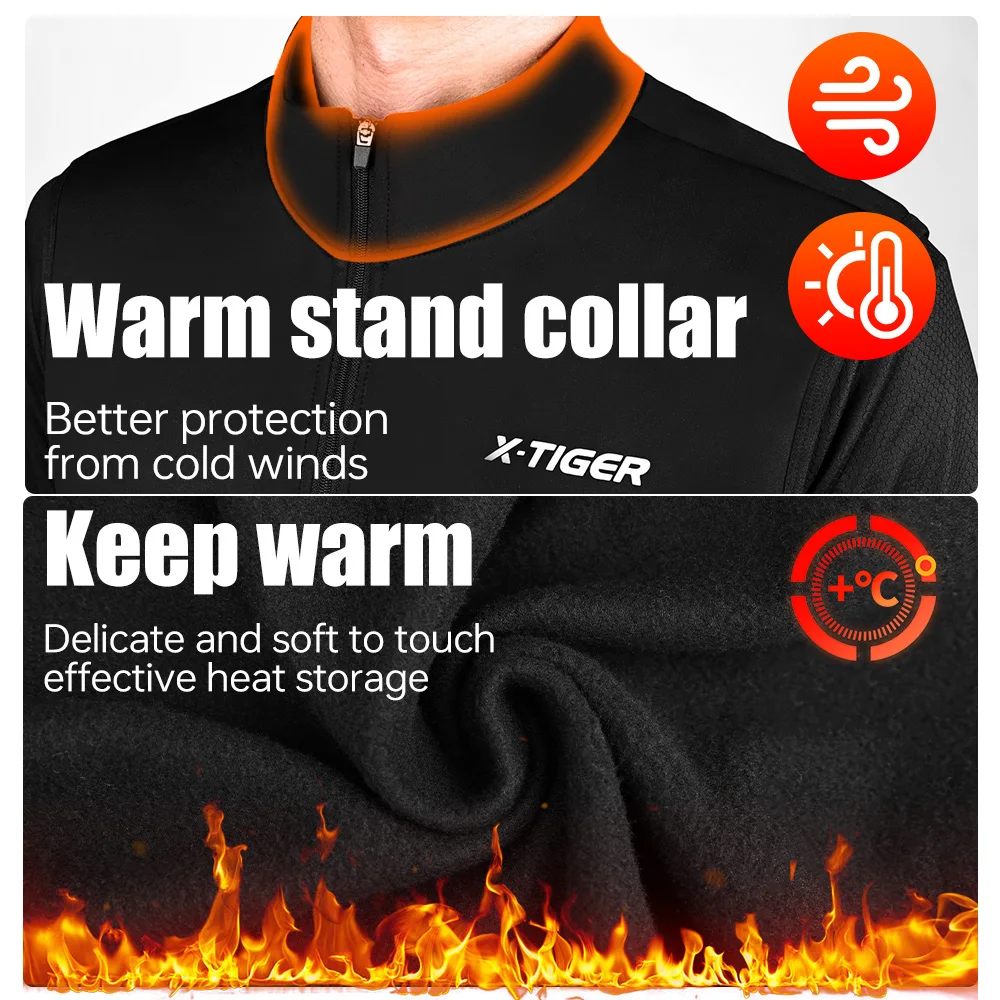 Giacca da ciclismo X-TIGER Gilet da mountain bike antivento e caldo Giacca da ciclismo senza maniche Gilet riflettente da ciclismo leggero
