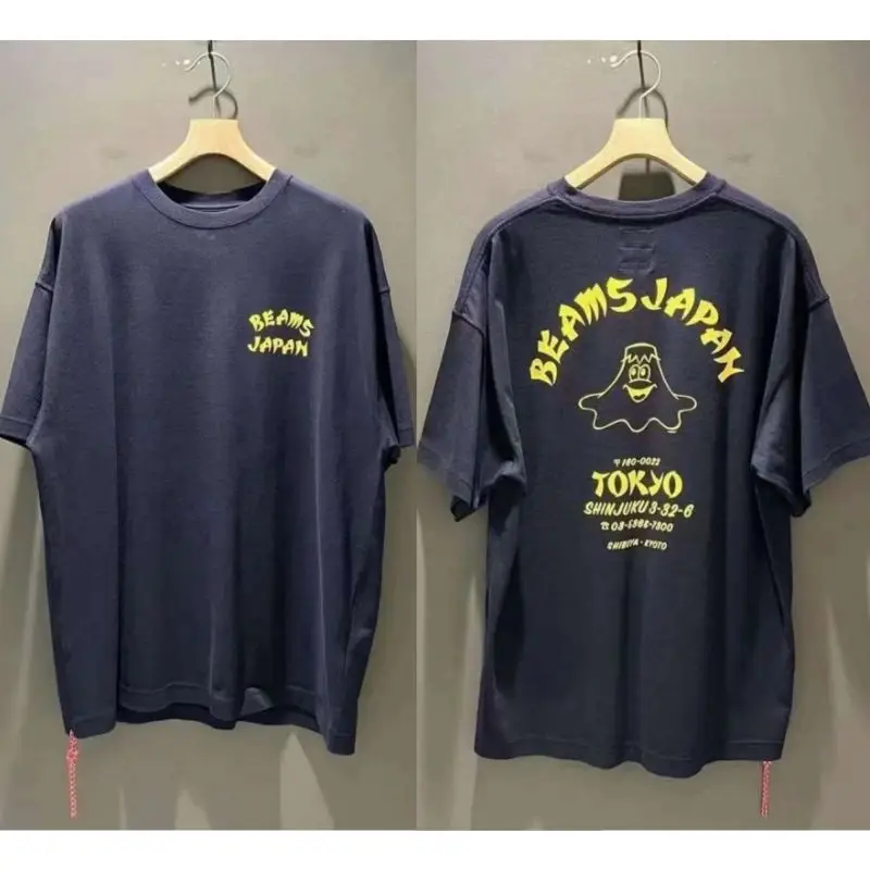 Limited Edition Red Rope Short Sleeve T-Shirt Classic Series Trendy Brand XJAPAN FUJI Shop Tee Casual Cotton Summer Wear