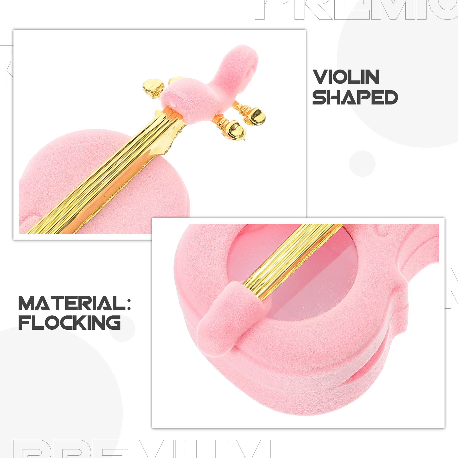 

Small Violin Shaped Jewelry Box Decorative Storage Case Ring Necklace Earring Organizer Music Jewelry Box Earring Storage Case