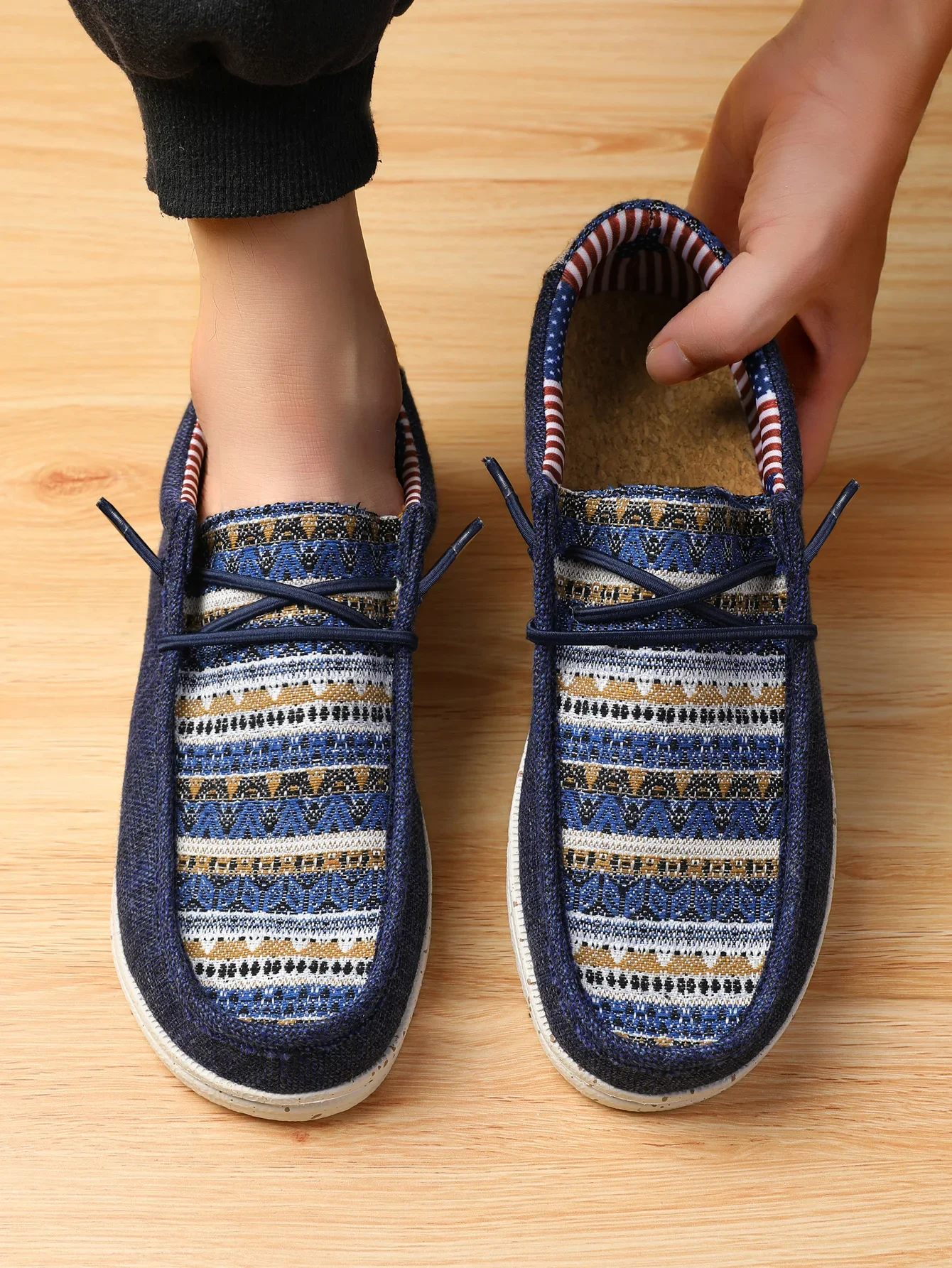 Herren-Freizeitschuhe, rutschfestes Design, Originalmarke, Canvas-Schuhe, Slipper, Unisex, strapazierfähig, modische Slip-on-Schuhe, hohe Qualität. – Detail 10