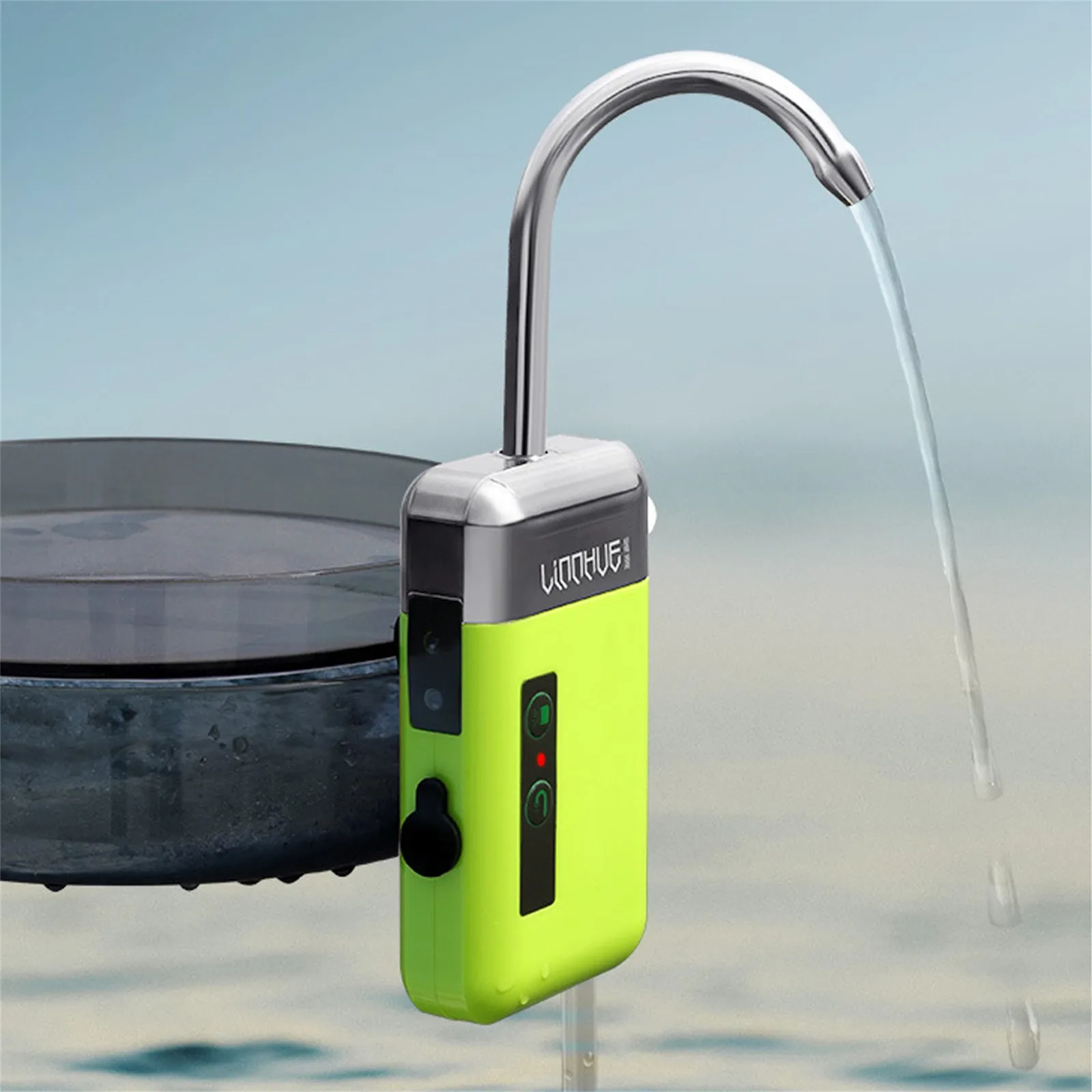 

3 in 1 Portable Smart Fishing Oxygen Water Pump Rechargeable Outdoor Camping Indoor Induction LED Lighting Oxygenation Air Pump