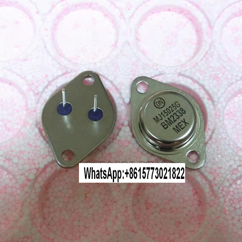 

Новый оригинальный ВКЛ/ВКЛ для Semiconductor MJ15024G MJ15025G высокой мощности, с золотым уплотнением для аудиопарной трубки