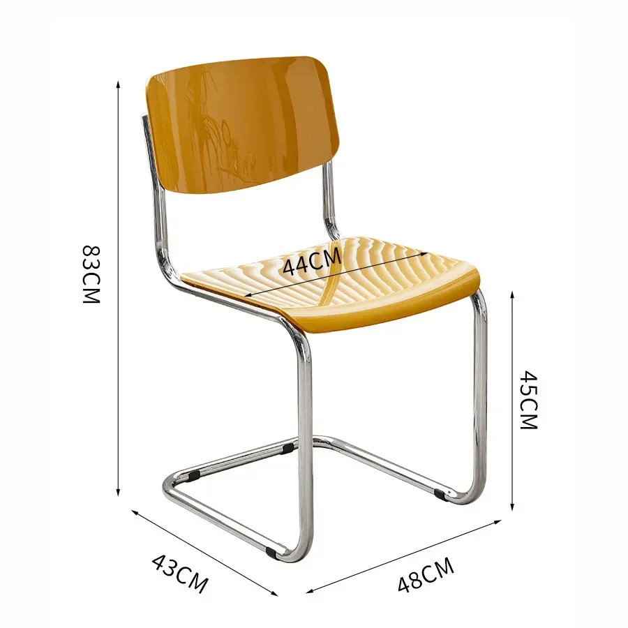 Cafe Chair Room Chairs Dining Modern Outdoor Garden Furniture Terrace Balcony Single Chaise Design Kitchen Home Bar