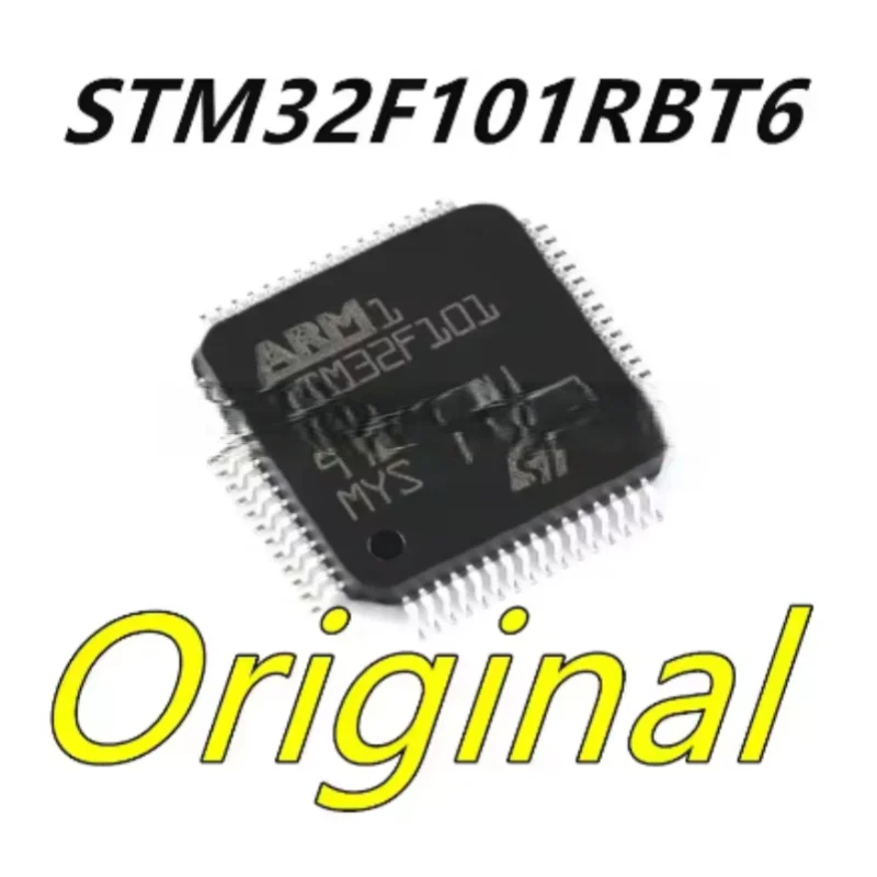 Original STM32F101RBT6 encapsulation LQFP-64 32-bit MCU micro-controller electronic components suppliers LQFP64 32F101RBT6origin