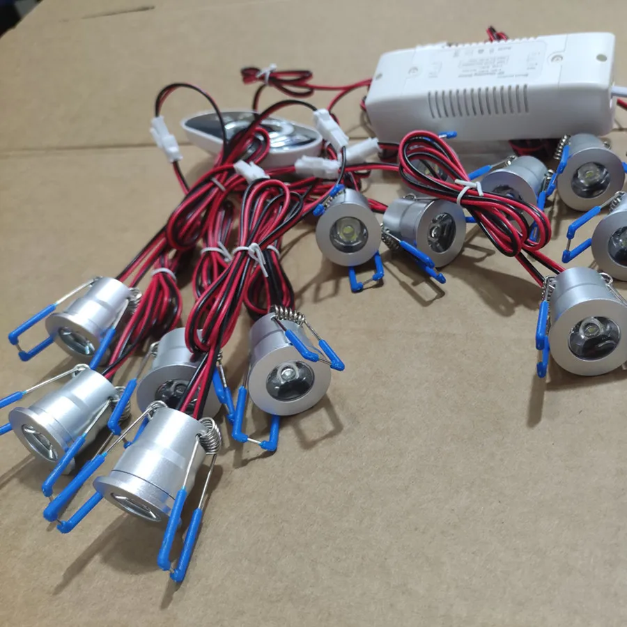 Mini 3W LED Downlights Ceiling Lamps AC110V 220V Spotlight Driver+2.4G Dimmer Indoor Lighting 5 Years Warranty