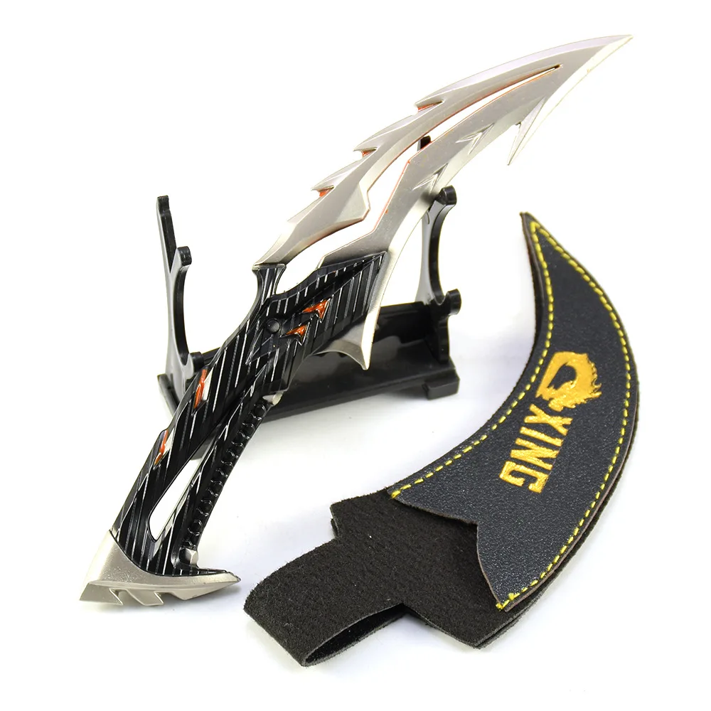 Arma Valorant de 18cm y 7,1 pulgadas, cuchillo Byteshift, juego periférico, espada de Metal, modelo de arma, accesorios, adornos, accesorios de Cosplay, regalos, Juguetes