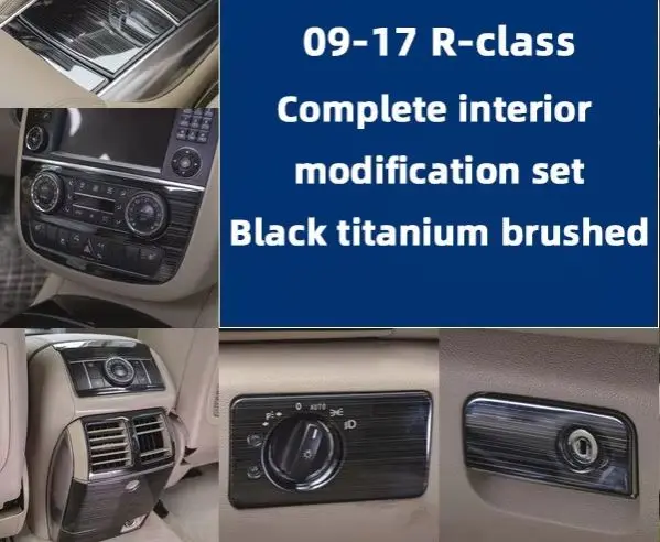 

For Mercedes Benz R Class MPV 2009-2017 2016 2015 Central Control Panel Air Outlet Vent Trim Horn Cover Car Interior Accessories