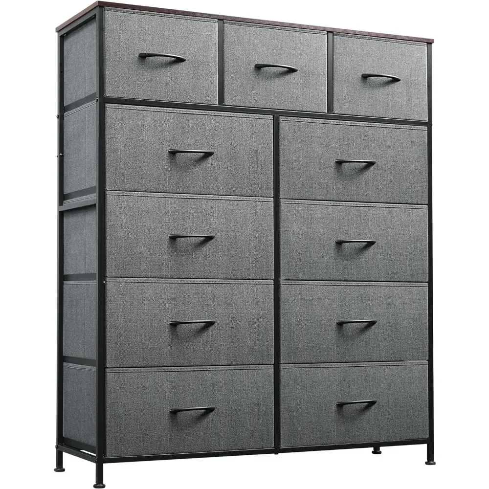 

Bedroom high dressing table, fabric storage tower with 11 drawers, storage cabinet, corridor, closet, steel frame, wooden roof