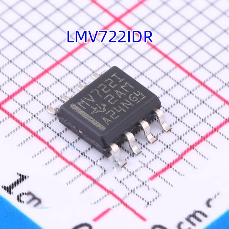 10pcs Chipset items New and original LMV722IDR MV722I SOP8 Operational Amplifiers - Op Amps 10-MHz L-N L-V L-P