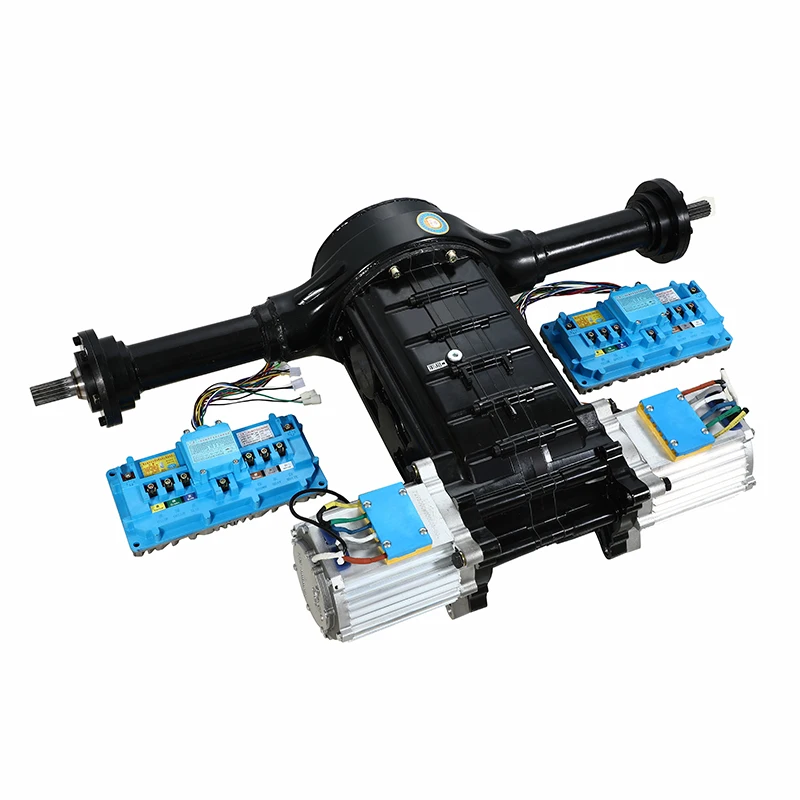 60v 5000w PMSM motor and  controller and rear axle Electric drive kit for  Crawler lifting platform