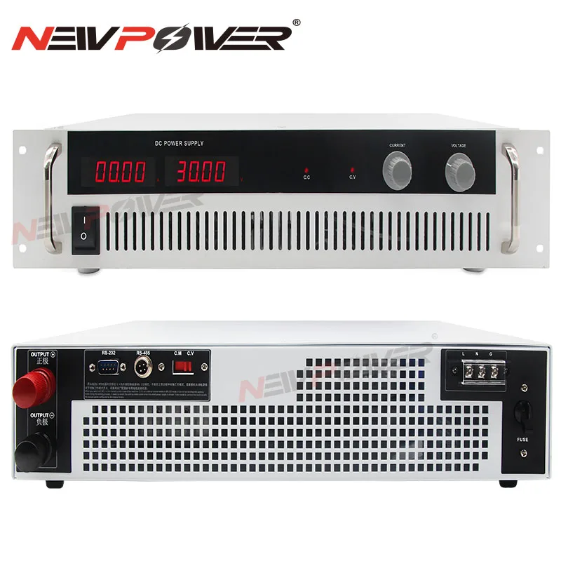 Adjustable DC Power Supply 220V 110V 380V to DC 0-12V 250A 15V 200A 100V 30A 50V 60A 150V Programmable 3000W 19inch rackmount