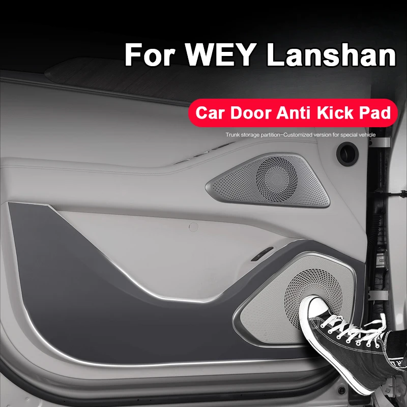 For Great Wall WEY Lanshan 2023 2024 2025 Upgraded Car Door Kick Guard Pad Protection Sticker Film Anti-Scratch Accessories