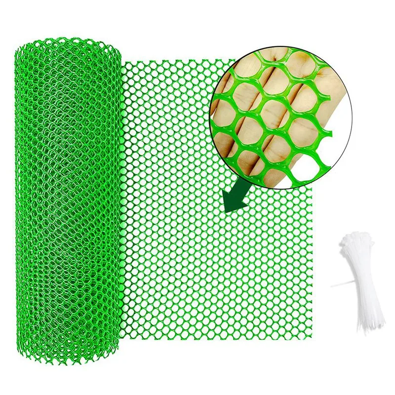 Plastic Chicken Wire Fence Mesh,Fencing Wire For Gardening, Poultry Fencing, Chicken Wire Frame For Floral Netting