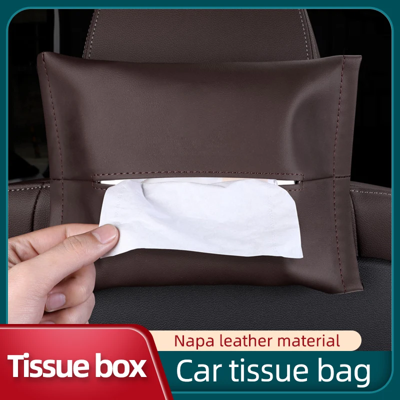 Car mounted tissue box, hanging bag, armrest box, paper pulling hanging car dining bag, storing interior decoration items
