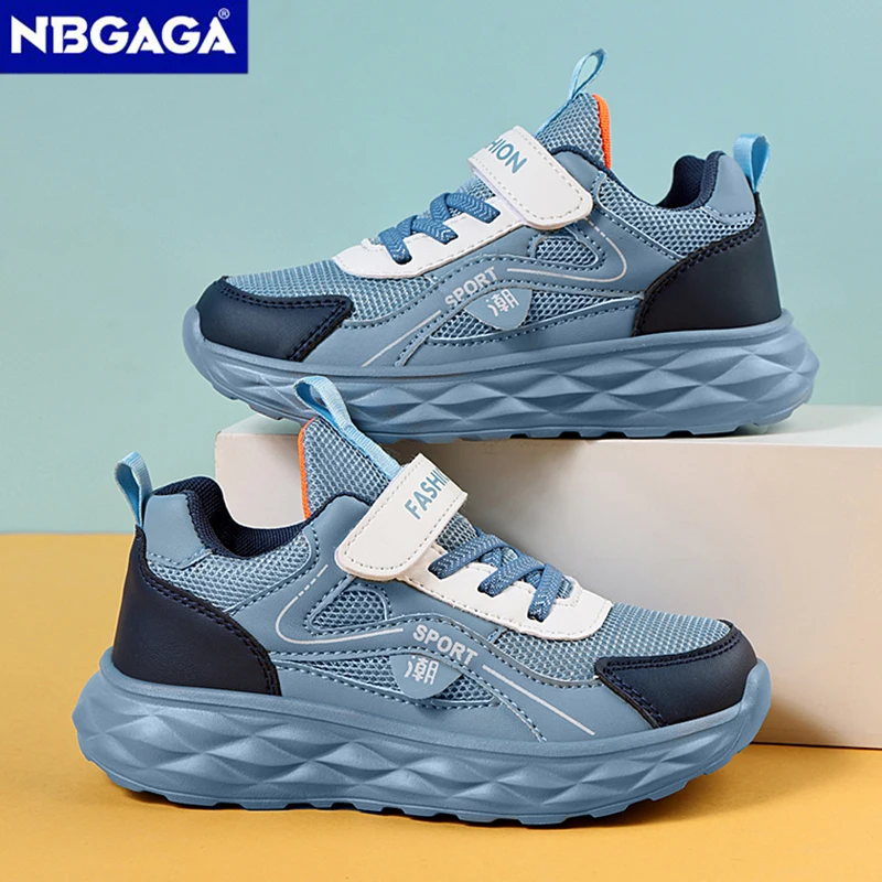 Kids Sneakers Sport Shoes for Boys Fashion Breathable Mesh Children Comfortable Walking Shoes Casual Outdoor Running Size 28-39