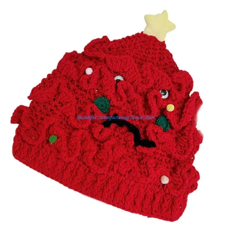 E56A Christmas Party Celebration Hat Santa Clause Hats Stylish Christmas Accessory