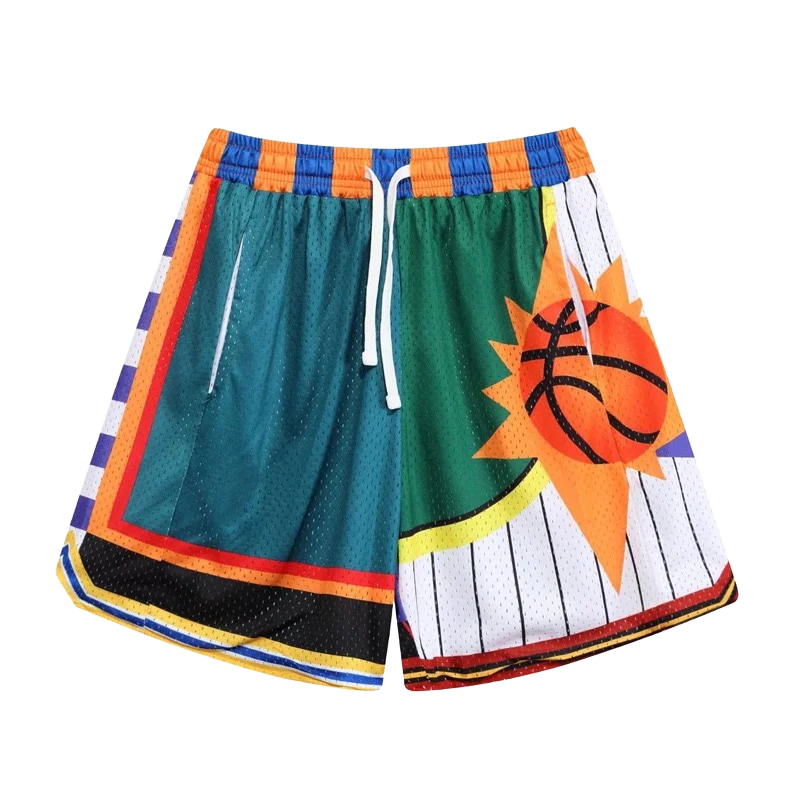 American Basketball Sports Shorts Running Training Breathable Quick Drying Fitness Trend Summer Beach Casual Outdoor Shorts Moto