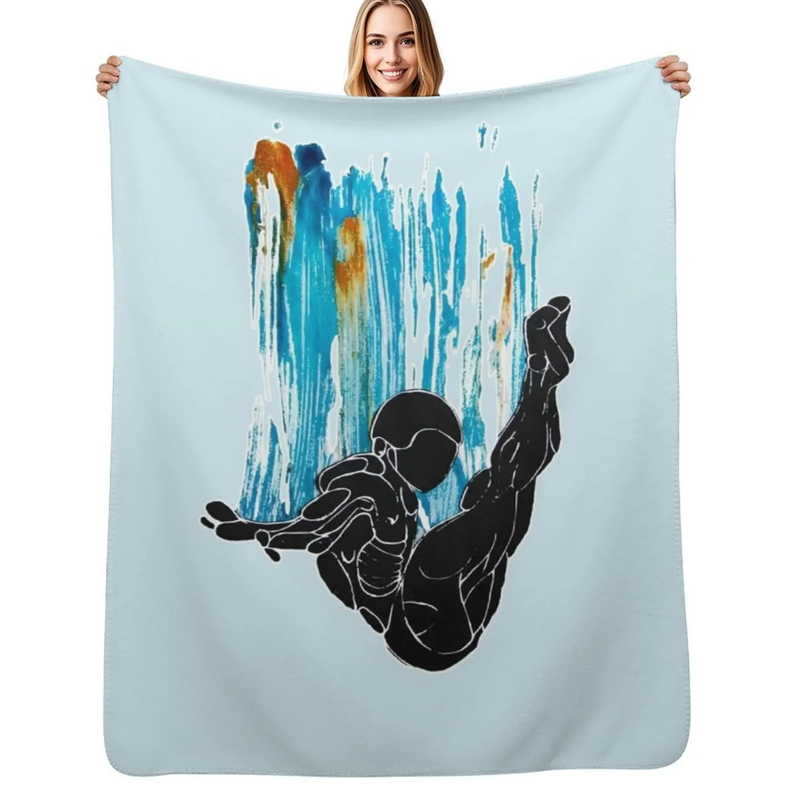 

Platform Diving Springboard Diver Throw Blanket Blankets Sofas Of Decoration Furrys Nap Hair Blankets