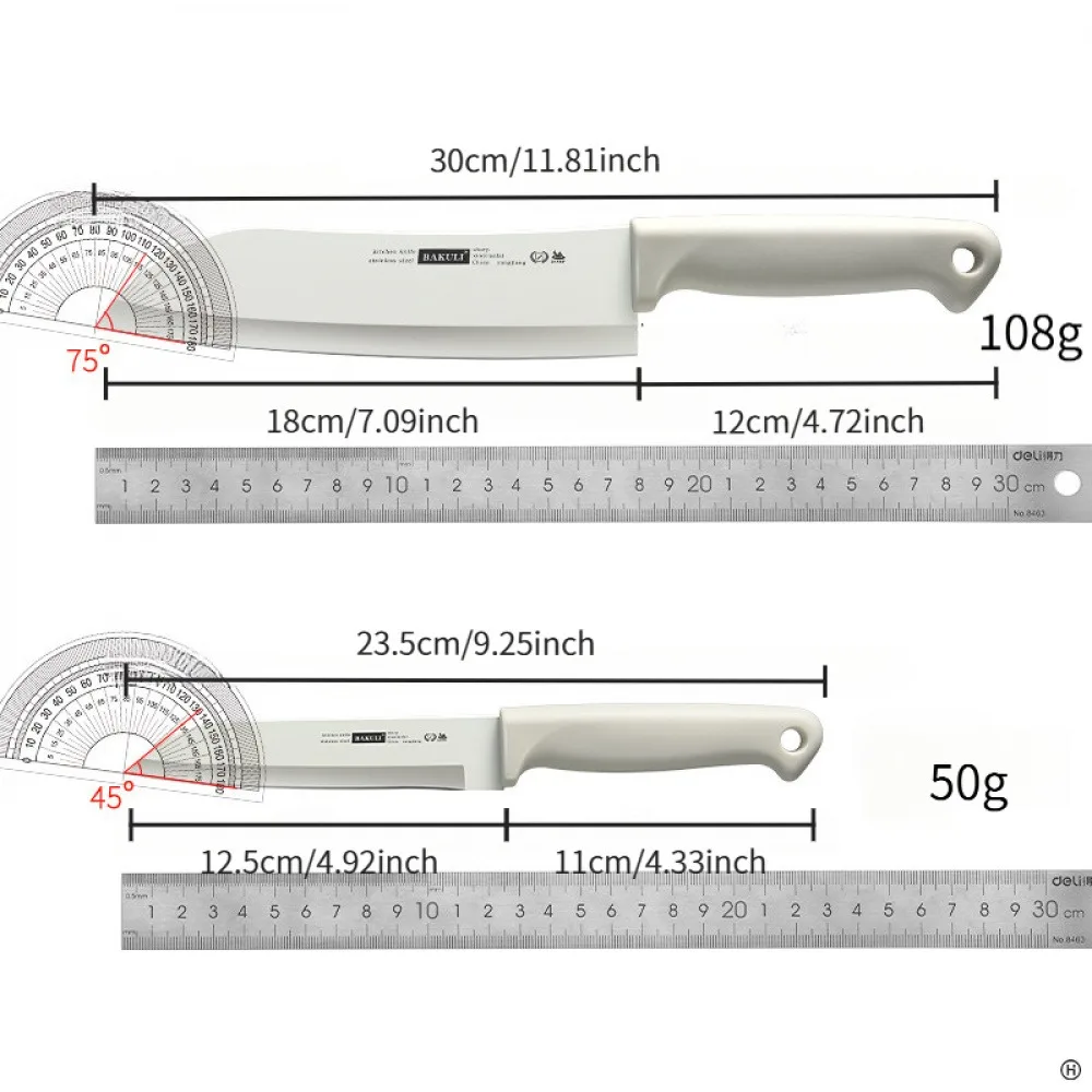 Fruit knife Stainless Steel Chef's Knife for Slicing and Cleaving Fruits Household Kitchen Essential Sharp Blade Utility Knife