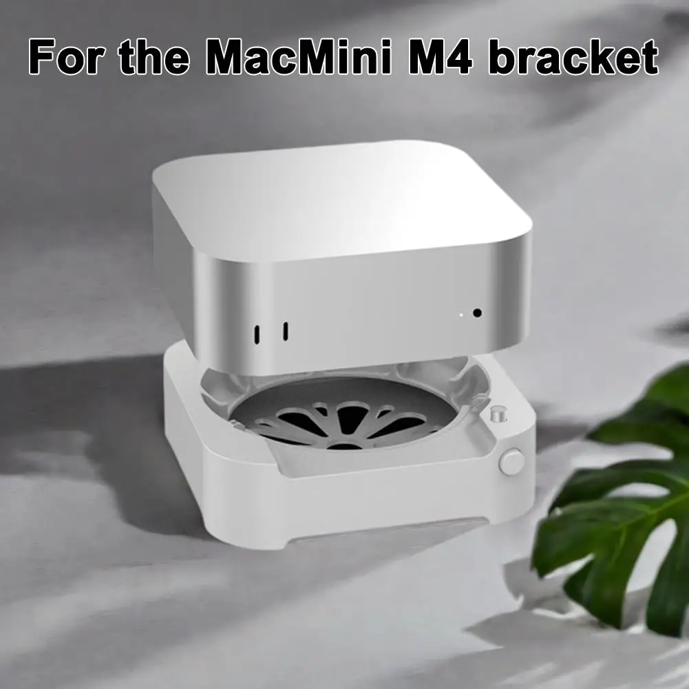 

NEW For MacMini M4 Stand Base Dust-proof, High-efficiency Heat Dissipation And Dust Cleaning Computer Mainframe Accessories W7Z1