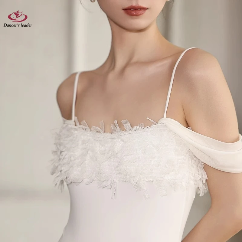 Ballet, Adult Gymnastics, Dance Practice Clothes, Three-dimensional Crochet Lace Patchwork Body Clothes, Yoga Body Clothes