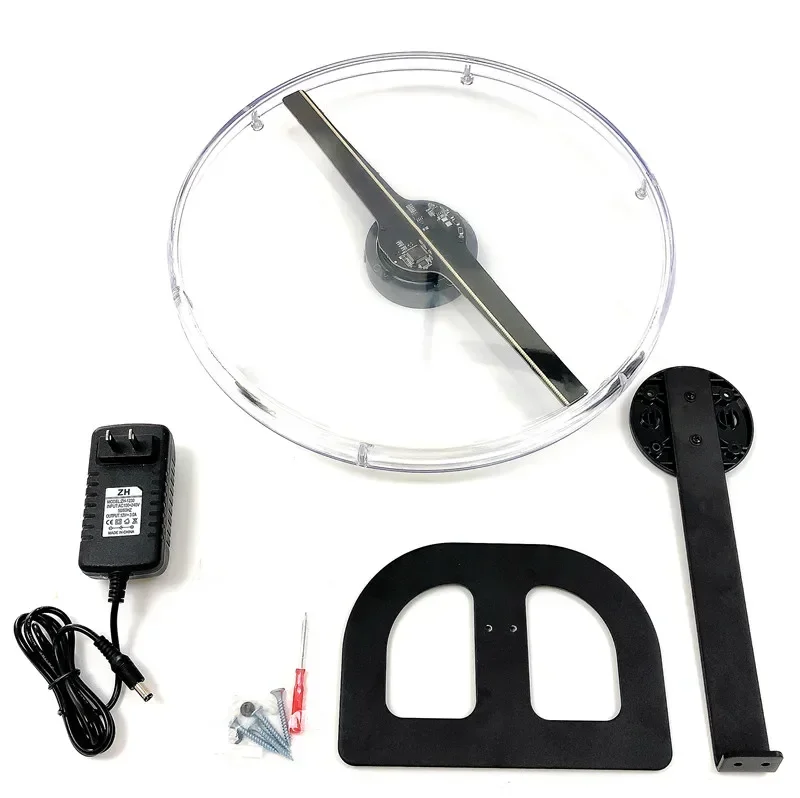 Wholesale 30CM Mini Portable Advertising Display Hologram 3D Led Display Fan Desktop 3D Holographic Led Fan Projector