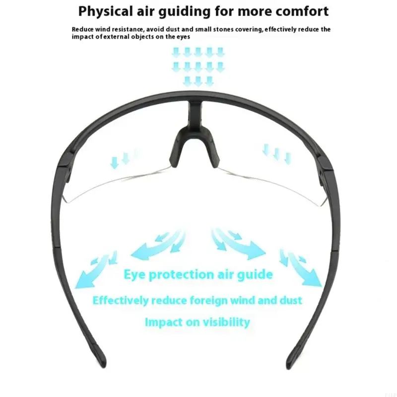 2025 نظارات السلامة الفوتوكرومية الجديدة تقنية العدسات التكيفية UV400 نظارات الحماية
