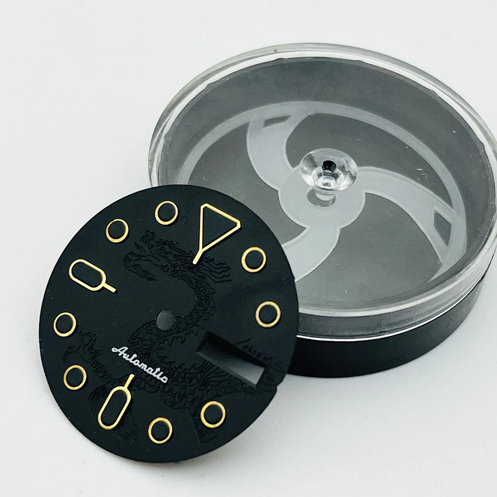 Customized Luminous NH35 Dial 28.5mm Dial fit For NH35 NH36 7S26 Movement Tuna SKX007 Samurai Watch Dial Surface Parts