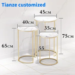 (Customized) metal shoes & handbag display table table fashionable garment shop furniture retail nesting table