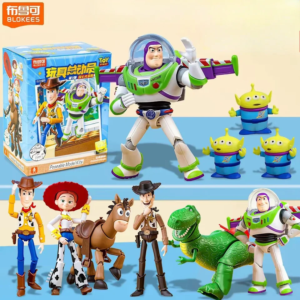 Blokees Building Blocks Toy Story Elite Edition Wave 1 Woody Buzz