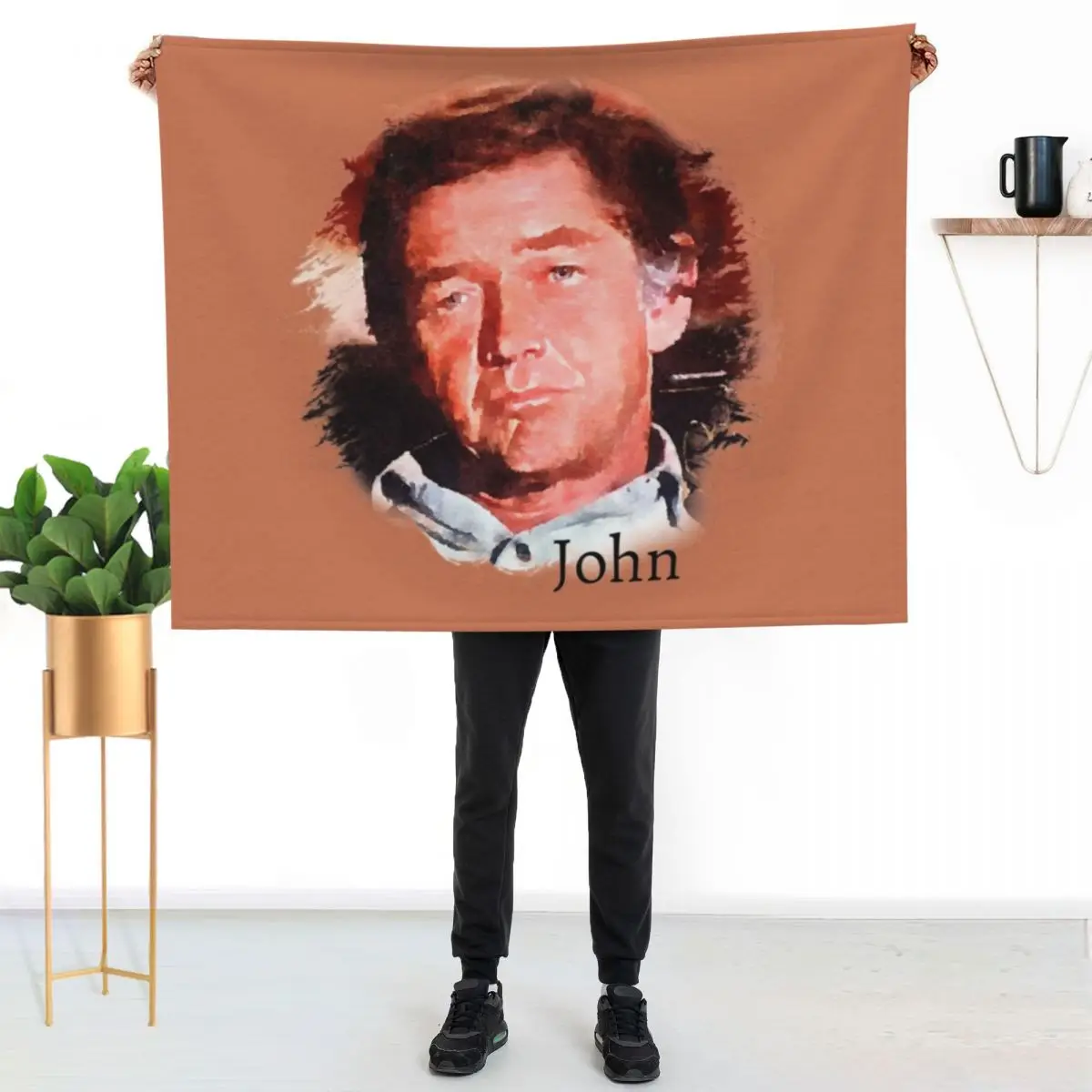 

John Walton Throw Blanket Warm Napping Blanket for Office Couch Bed